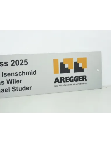 Digitaldruck auf Aluschilder