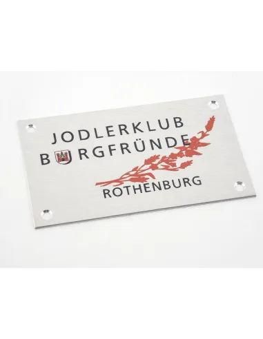 Digitaldruck auf Aluschilder