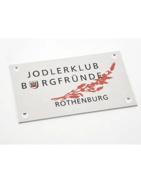Digitaldruck auf Aluschilder