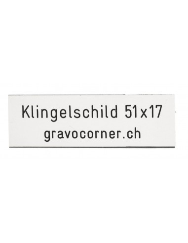 Klingelschild 51x17